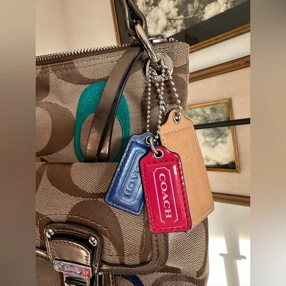 RARE Y2K Coach Poppy Embroidered Signature Hippie Purse - Picture 3 of 10